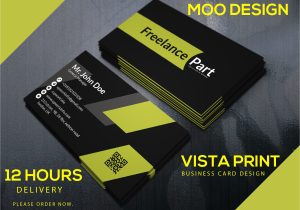 Vistaprint Business Card Promo Code Design Unique Vista Print Moo Print and Gold Foil Business Card