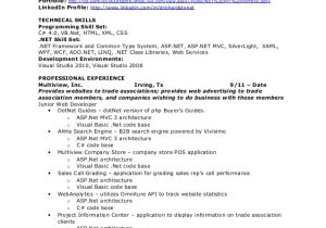 Visual Basic Resume Visual Basic with asp Net Resume Ghostwriternickelodeon