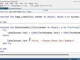 Visual Basic Try Catch Resume Next Visual Studio Express 2012 for Web Tutorial 5 Prevent