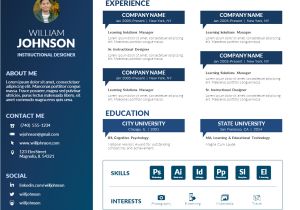 Visual Resume Word format Free Powerpoint Visual Resume Template Mike Taylor