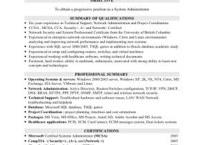 Vmware Resume Sample Resume format Resume format for Vmware Administrator