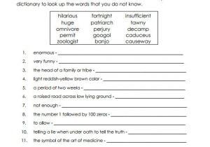 Vocabulary Quiz Template 7 Blank Vocabulary Worksheet Templates Word Pdf Free