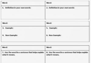 Vocabulary Quiz Template Beg Borrow and Teach Vocabulary Test Template