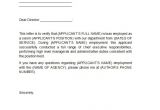 Voe Template 40 Proof Of Employment Letters Verification forms Samples