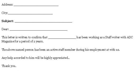 Voe Template Employment Template for Verification Letter format Of