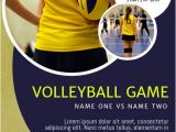 Volleyball Flyer Template Free Volleyball Flyer Template Postermywall