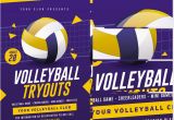 Volleyball Flyer Template Free Volleyball Tryouts Flyer Template Flyerheroes