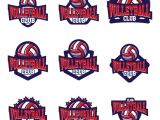 Volleyball Logo Design Templates Volleyball Logo Templates Design Vector Free Download