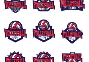 Volleyball Logo Design Templates Volleyball Logo Templates Design Vector Free Download