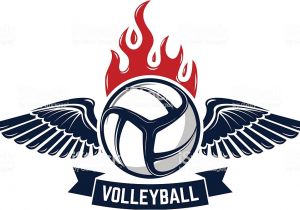 Volleyball Logo Design Templates Volleyball tournament Emblem Template Design Elements