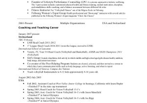 Volleyball Player Resume Template Resume 2012