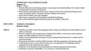 Volunteer Resume Sample Community Volunteer Resume Samples Velvet Jobs
