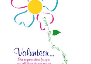 Volunteer Thank You Card Wording Volunteer Appreciation themes and Quotes Quotesgram
