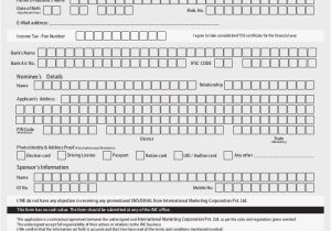 Voter Card Name Correction form Imc Application form