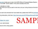 Voting Email Template Election 2016 Sample Ballot Email