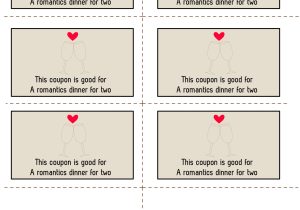 Voucher Booklet Template Free Printable Love Coupons