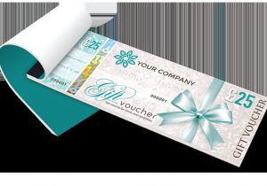 Voucher Booklet Template Gift Voucher Printing Secure Personalised Gift Vouchers