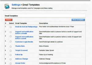 Vtiger Email Templates Vtiger Settings Email Templates Interface Caroline Et