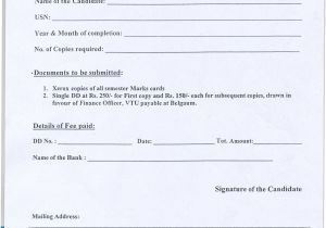 Vtu Student Resume Sample Letter Request Transcript University 1000 Images