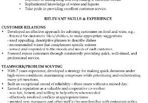 Waitress Resume Sample Resume Sample Waiter