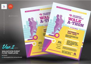 Walk A Thon Flyer Template Walkathon event Flyer Templates by Kinzi21 Graphicriver
