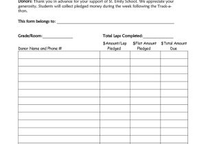 Walkathon Registration form Template School Walk A Thon Pledge Track A Thon Pledge form Pta