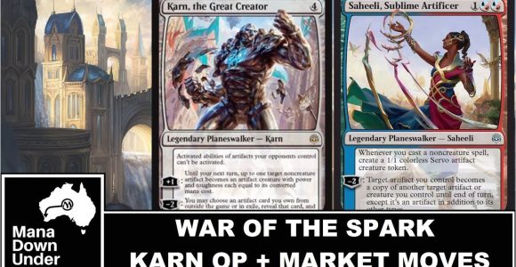 War Of the Spark Modern Card Mtg War Of the Spark Spoilers Karn Returns Overpowered Market Movements Magic the Gathering