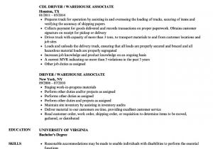 Warehouse associate Resume Sample 10 Resumes for Warehouse Jobs Proposal Sample