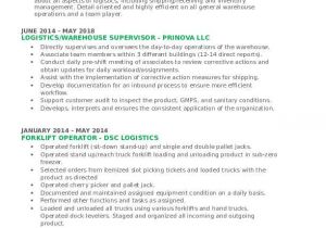 Warehouse Supervisor Resume Sample Warehouse Supervisor Resume Samples Qwikresume