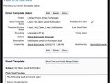 Warm Lead Email Template Alert Salesforce event Notification Designs for force Com
