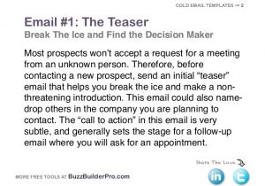 Warm Lead Email Template Cold Emailing Templates for Prospecting
