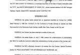 Waste Management Contract Template Waste Management Landfill Contract