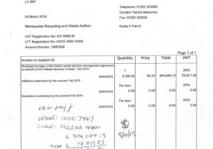 Waste Management Contract Template What are 10 Invoices Paid by Merseyside Recycling and