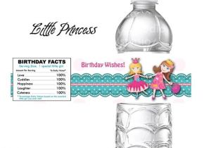 Water Bottle Labels Template Avery Girls Princess Party Water Bottle Label Fits Avery Templates