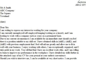 Ways to Begin A Cover Letter Immediate Start Cover Letter Example Icover org Uk
