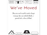 We Have Moved Cards Templates We Have Moved Card with Houses Invitations Cards On