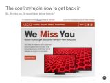 We Want You Back Email Template 45 Examples Of Re Engagement Emails