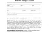 Web Design Contract Template Pdf Web Design Contract