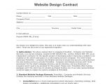 Web Design Contract Template Pdf Web Design Contract