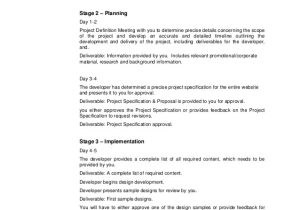 Web Development Project Proposal Template Web Site Proposal