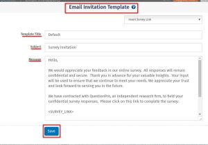 Webex Email Template Variables Creating Survey Invitation Email Surveyanalytics Online