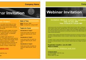 Webinar Email Templates Webinar Templates for Email Marketing
