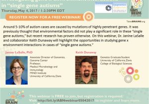 Webinar Flyer Template Autism Brainnet Webinar May 4 2017 Autism Brain Net