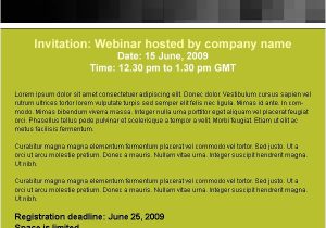 Webinar Invitation Email Template 45 Free Email HTML HTML5 themes Templates Free