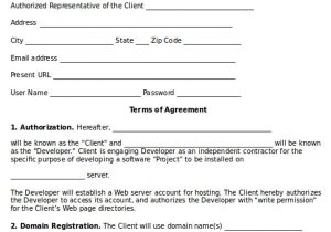Webmaster Contract Template Contract Sample In Word 16 Examples In Word