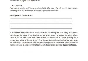 Webmaster Contract Template Finally A Simple Web Design Contract Template Docsketch