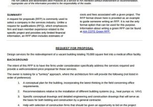 Website Request for Proposal Template 7 Sample Contractor Proposal Templates Download for Free