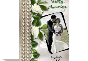 Wedding Anniversary Card with Name and Photo Edit Alwaysgift Wedding Anniversary Greeting Card