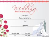 Wedding Anniversary Certificate Template Certificate Street Free Award Certificate Templates No