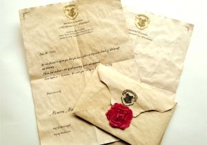 Wedding Card Box Joann Fabrics Diy Hogwarts Letter Harry Potter Tutorial Hogwarts Brief